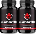 rize labs - Gladiator Capsules - Suplemento de Rendimiento para Hombres, Maximum Strength Support for Muscle Growth (120 cápsulas)