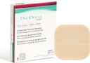 Convatec DuoDERM Control Gel Fórmula 4"x4" Sterile Sterile Adhesive Dressing for Partial and Full-Thickness Wounds, Medical Grade, Latex-Free, Waterproof, Square, Beige, 5ct Box