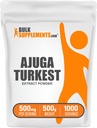 BulkSupplements.com Ajuga Turkest Extract Powder - Herbal Supplement Powder, Ajuga 500mg - Pure & Gluten Free, 500mg por Serving, 500g (1.1 lbs) (Pack of 1)