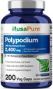 NusaPure Polypodium Leucotomos 10:1 Extracto, 240 mg Equivalente a 2400mg 200 cápsulas vegetales (Vegetariano, No GMO, Vegan)
