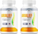 (2 Pack) Arialief Capsules, Apoyo Oficial de Nutrición para Nerve Health, Todas las Vitaminas Naturales de Arialief para Nerves Saludables, Píldoras Arialief Premium, Aria LIEF Pastillas Comentario (120 cápsulas)