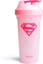 Smartshake Lite Justice League Protein Shaker Bottle 800ml – DC Comics Water Bottle, Leakproof BPA Free Gym Shaker and Protein Powder (Supergirl)