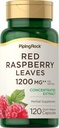 Piping Rock Red Raspberry Leaf Capsules  1200mg ← 120 Píldoras ← Hojas concentradas Extracto ← Non GMO, Gluten Free Supplement