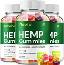 Reviv Hemp - con Hemp Seed Extract RevivHemp Gummies Tinnitus Herbal Supplement, Health and Wellness Support, All Natural Reviv Gummy (3 Pack - 180 Gummies)