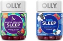 OLLY Muscle Recovery Sleep Gummies with Tart Cherry, 40 Count and Kids Sleep Gummy with Melatonin, Chamomile, 50 Count