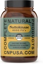 Productos naturales completos Nattokinase Capsules - 100 Conde 570Mg 6000Fu'S, Apoyo a la Circulación Saludable, Natto Enzymes, Gluten Gratis, Puro Soy Enzyme, Vegan, No GMO