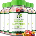Herbal Harmony Gummies para Hombres y Mujeres - Herbal Harmony Gummy, Herbal Harmony Infused with Hemp Extract, Herbal Harmony Natural Hemp Reviews Suplemento (5 Pack - 300 Gummies)