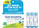 Boiron Quit Smoking Relief Kit para síntomas de nicotina de Fumar, Vaping o Chewing – Nausea, Irritability, &amp; Upset Stomach – Non-Drowsy &amp; Nicotine-Free – 3 Conde (240 Pellets)