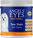 ANGELS' EYES Natural Tear Stain Prevention Soft Chews for Dogs | Chicken Flavor| For All Breeds | No Wheat No Corn | Daily Supplement | Proprietary Formula