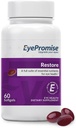EyePromise Restore Eye Health Supplement - 60 Softgels, 30-Day Supply - Omega 3 Suplemento con Zeaxanthin, Lutein, Fish Oil, EPA, DHA &amp; Vitaminas para la Salud Ocular