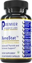 Premier Research Labs XenoStat - Función tiroidea &amp; Soporte hormonal - con Clorella, Hisop Herb, Milk Thistle & Reishi Mushroom - Kosher - Vegan - 90 Plant-Source Capsules