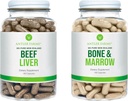 Antler Farms - 100% Pure New Zealand Beef Liver & Bone Marrow Bundle, Cold Processed Supplement