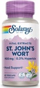 SOLARAY St. Johns Wort Aerial Extract 450mg Two Daily TEN Mood & Brain Health Support TENIDO 0,3% Hypericin TEN 60ct, 30 Serv.