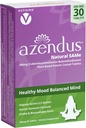 Azendus SAM-e Mood Support 200mg, 30 Cuenta, Mismo Butanedisulfonate Fiber Enteric Coated Tablets