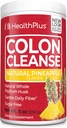 Health Plus Colon Cleanse Digestive Support ← No Artificial Flavors ← Daily Fiber for Toxin Elimination to Reduce Bloating ← Psyllium Husk ANTE Pineapple Flavor ← 9 Ounces, 36 Servings