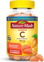 Vitamina C 500 mg por por porción, Suplemento dietético para soporte inmunitario, 60 Gummies, 30 Day Supply