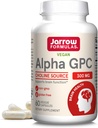 Jarrow Formulas® Alpha GPC, 300 mg, Suplemento dietético, Suplementos de salud cerebral para adultos, 60 cápsulas vegetarianas, 30 días de suministro