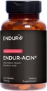 ENDUR-ACIN Niacina, Salud del Corazón " Sanidad sana del equilibrio del colesterol, liberación ampliada para la absorción óptima, libre de gluten, 750 mg (200 tablas)