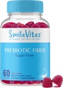 Prebiotic Fiber Gummies for Digestive Health ← Apoya Gut Bacterias " Digestive Regularity TEN Vegan, Keto, Kosher ANTE Gluten-Free, Non-GMO, Plant-Based TEN Natural Berry Flavor