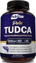 NutriFlair Pure TUDCA 1000mg - Premium Tauroursodeoxycholic Acid Bile Salts, Detox & Cleanse, Non-GMO, Gluten-Free. Liver, Kidney & Gallbladder Support- Made in USA, 60 cápsulas