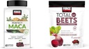 Factor de fuerza Maca &amp; Beet Soft Chews Bundle con 60 Maca Chews y 60 Beet Chews for Energy, Stamina y Heart Health