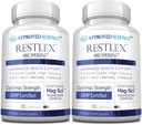 Ciencia aprobada Restlex - 420 mg Magnesium Glycinate Blend, L-theanine 200 mg - 60 cápsulas - Pack de 2