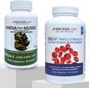 Bricker Labs Joint Comfort and Sugar Balance ← Omega Cyclo Mussel for Joint Health + Big-V Triple Strength Vanadyl for Blood Sugar Support
