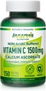 Gentil Vitamina C 1500mg - Alta absorción Calcio Ascorbato para Immune & Antioxidante Soporte – 150 cápsulas vegetales