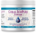 Coral Ecopure Powder, Coral Calcium Powder Suplemento con Coral Minerals - 16 onzas