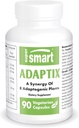 Supersmart Adaptix (Fórmula avanzada) - 8-en-1 Extractos de plantas - Herbs de Adaptógeno con Ashwagandha, Astragalus, Ginseng, Reishi ← Non-GMO & Gluten Free - 90 cápsulas vegetarianas