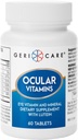 GeriCare Ocular Vitamins, Eye Vitamins and Minerals with Lutein, Dietary Supplement Tablets, 60 Count (Pack of 1)