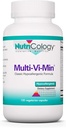 Nutricology Multi-Vi-Min Supplement - Multivitamin for Men &amp; Women, with Iron, Daily Vitamins, for Adults, High Potency, Bioavailable, Vegetarian Capsules - 150 Count