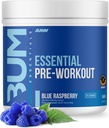 RAW Nutrition - Essential Pre - Chris Bumstead Pre Workout Fórmula, Sports Nutrition Pre-Workout Powders ← Men &amp; Womens Drink, Energy Powder for Working Out (Blue Raspberry)