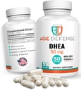 DHEA Capsules - DHEA Suplementos - Apoyo a la Energía Natural &amp; Apoyo Inmunitario - Apoyo Vitalidad, Elasticidad de la piel, &amp; Bienestar general - DHEA Suplemento para Hombres Mujer (50 mg)