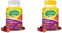 Culturelle Kids Daily Probiotic + Veggie Fiber Gummies (60 &amp; 30 Cuenta) - Berry Flavor, Digestive &amp; Immune Health Support