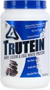 Nutrición corporal Trutein High Protein Powder: 45% Whey, 45% Casein, 10% Egg White Protein Shake Mix, Low Sodium, Low Carb Protein Supplement Powder for Men &amp; Women, Cookies &amp; Cream, 2lb