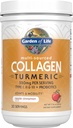 Garden of Life Multi-Sourced Collagen Peptides + Turmeric Powder - Apple Cinnamon, 20 Servings, for Women Men Joints Mobility, Hydrolyzed Collagen Protein Powder Supplements