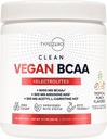 Tipo Zero Ultra Clean Vegan BCAA Powder + Electrolitos (Tropical Punch tención 6G) 2:1 Azúcar libre/No Sucralose BCAAs Aminoácidos Suplemento - BCAA Vegan Aminoácidos Después de Workout Drink
