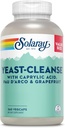 SOLARAY Yeast Cleanse, Antioxidant Support with Caprylic Acid, PAU d'Arco, Licorice Root Extract and Grapefruit Seed Extract, 60-Day Guarantee, 60-Day Guarantee, 60 Servings, 360 VegCaps