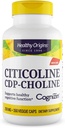 Orígenes saludables Cognizin (Citicoline), 250 mg - Suplemento cerebral para la memoria con citicolina CDP Choline - Suplemento libre de gluten y vegano - 150 cápsulas vegetales