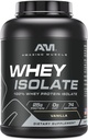 Increíble Muscle Whey Protein Isolate Powder ← 25 Grams Protein Por Serving Silencio 100% Whey Isolate ← Zero Fat ← Made in USA (5 Lb, Vanilla)