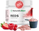 Redes - Metabolismo y energía Polvo Superalimentario con 23 Frutas Rojas, 4 Adaptógenos, Probióticos & Enzimas - Vegan Antioxidante Blend, 1 Botella