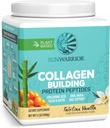 Vegan Collagen Protein Powder Planta-basada Ø Hialuronic Acid Minerals Biotin Soy Free Dairy Gluten Free NON-GMO ANTE Vanilla 20 Servings  Collagen Building Peptides by Sunwarrior