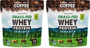 Opportuniteas Grass Café Whey Protein Isolate Powder - 27g Protein Powder Sin Sweeteners artificiales, 60 mg de cafeína, Vacas sin hormonas - 5lb