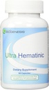 Nutra BioGenesis - Ultra hematínico - Hierro, vitaminas B y cobre para la absorción de hierro, soporte RBC y energía - 60 cápsulas