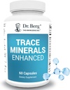 Dr. Berg Trace Minerals Complejo mejorado - Completo con 70+ Minerales incluyendo 10 mg de Zinc - Suplemento dietético - 60 cápsulas