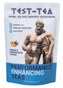 Test-Tea ¦ Testosterone Boosting Herbal Tea for Men ← Ginger y Lemongrass Flavor  20 Pack Bag Silencio con Tongkat Ali, Tribulus Terrestris y Maca Root por Performance Enhancing Teas