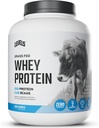 Levels Grass Fed Whey Protein Powder, No Artificials, 25G of Protein, Unflavored, 5LB