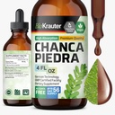 BIO KRAUTER Chanca Piedra Tintura - Natural Kidney Health Support Liquid - Chanca Piedra Stone Breaker &amp; Gallbladder Cleanse Formula - Vegan, Alcohol &amp; Sugar Free Drops - 4 oz
