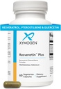 XYMOGEN Resveratin Plus - Patented Pterostilbene + Trans-Resveratrol with Quercetin Antioxidants Suplemento para promover la salud cardiovascular + celular, el envejecimiento saludable, el soporte inmunológico (60 cápsulas)